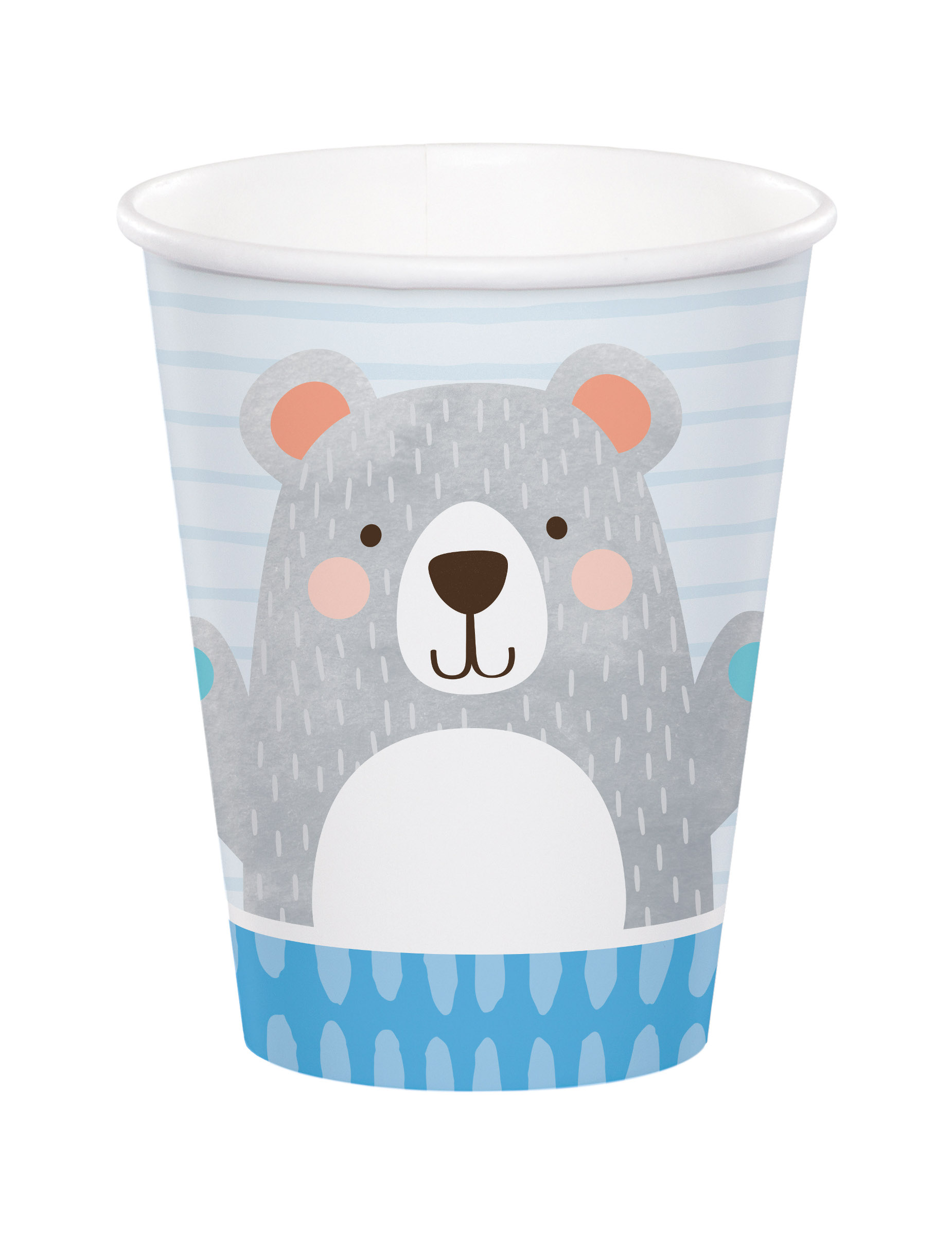 Gobelets En Carton Petit Ours Gris Ml Vegaooparty