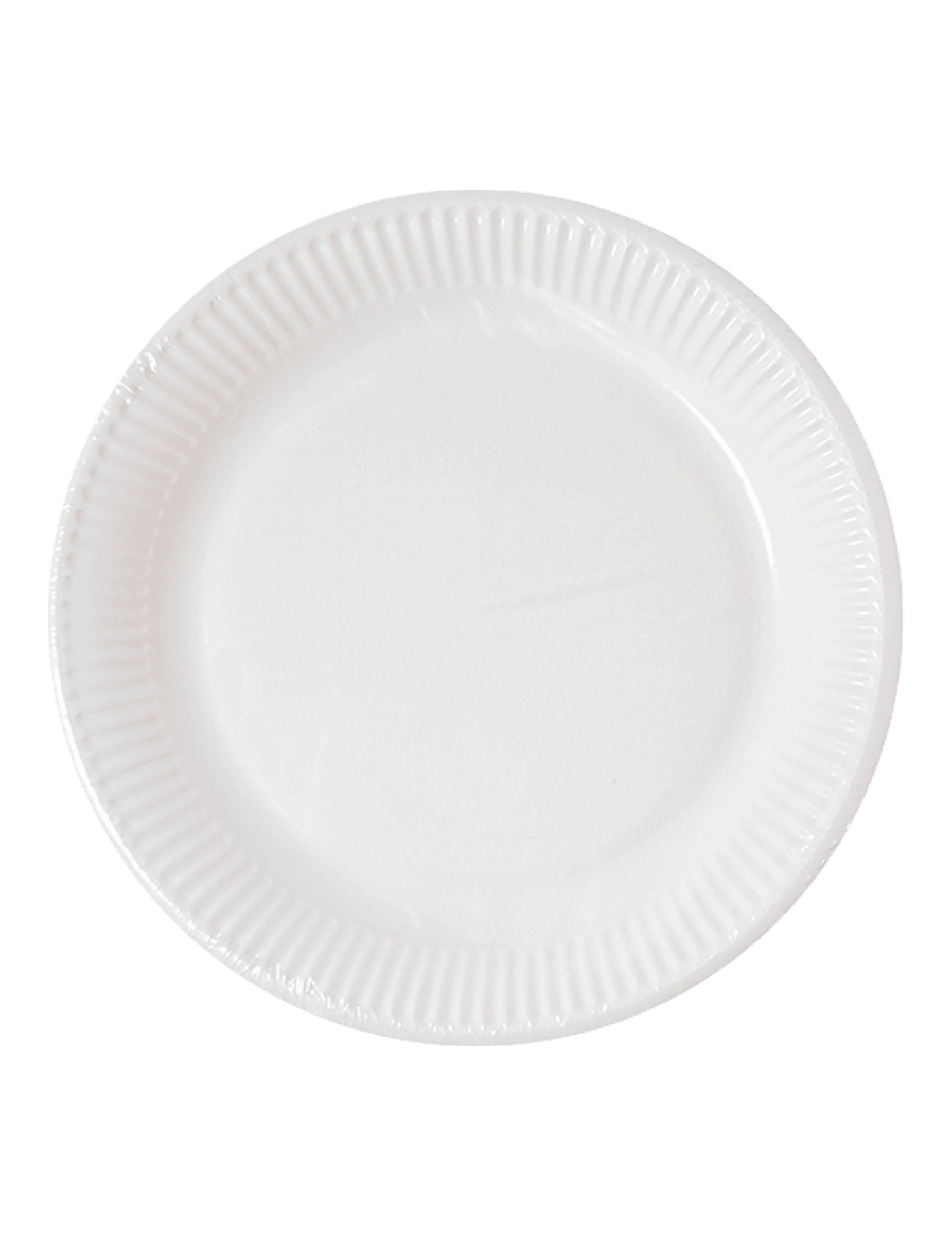 10 Petites Assiettes En Carton Home Compostable Blanches 18 Cm