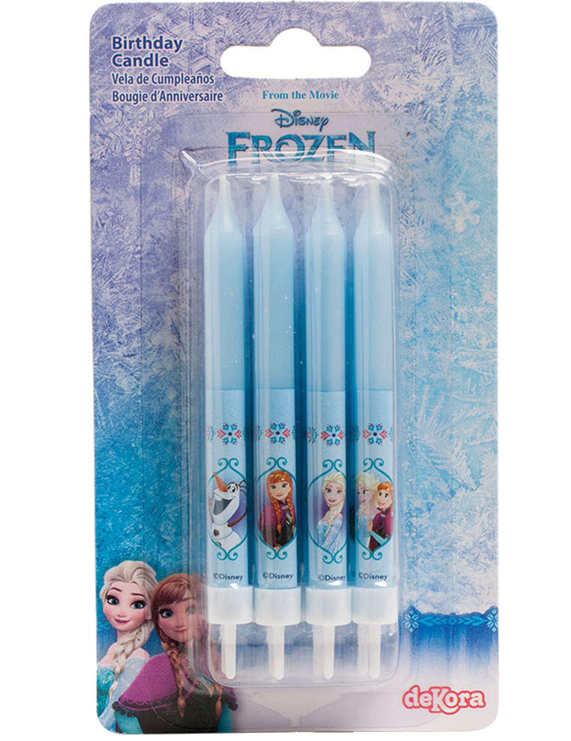 Bougies D'anniversaire Sur Le Thème De La Reine Des Neiges Pour