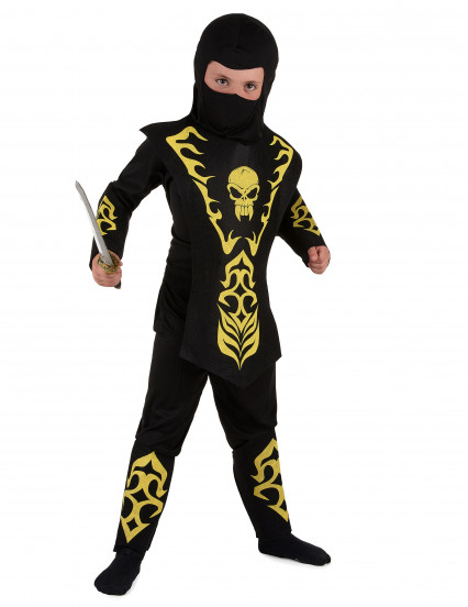 Déguisement ninja jaune garçon Déguisement ninja jaune garçon