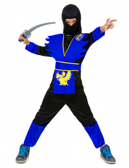 Déguisement ninja bleu garçon Déguisement ninja bleu garçon