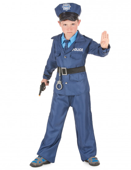 Déguisement policier bleu enfant Déguisement policier bleu enfant