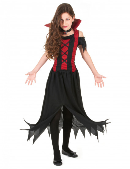 Déguisement vampire rouge fille Halloween Déguisement vampire rouge fille Halloween