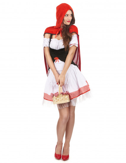 Déguisement chaperon rouge élégant femme Déguisement chaperon rouge élégant femme