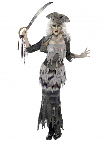 Déguisement fantôme pirate femme Halloween Déguisement fantôme pirate femme Halloween