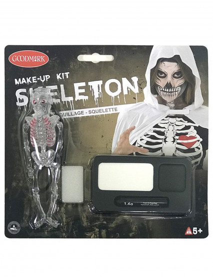 Kit maquillage squelette Halloween Kit maquillage squelette Halloween