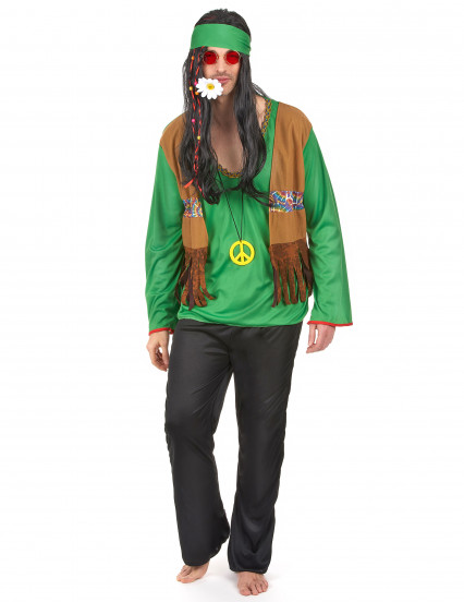 Déguisement hippie homme vert Déguisement hippie homme vert