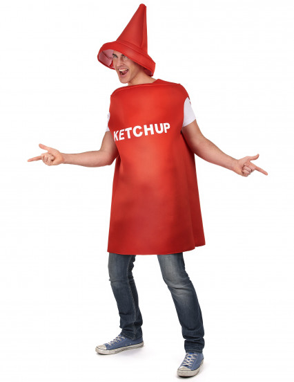 Déguisement pot de ketchup adulte Déguisement pot de ketchup adulte
