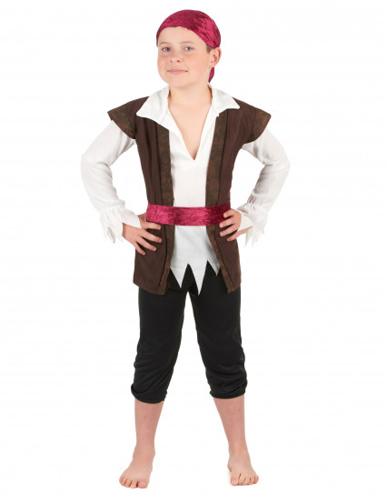 Déguisement pirate garçon avec bandana Déguisement pirate garçon avec bandana