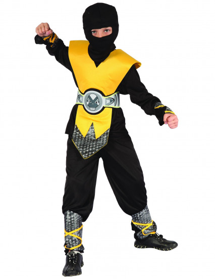 Déguisement ninja jaune garçon Déguisement ninja jaune garçon