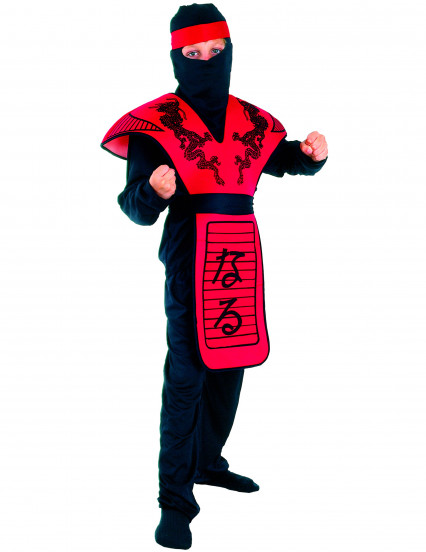 Déguisement ninja dragon rouge garçon Déguisement ninja dragon rouge garçon