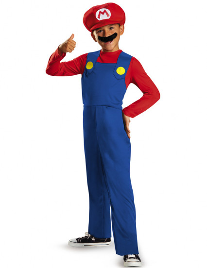 Déguisement Mario™ combinaison Enfant Déguisement Mario™ combinaison Enfant