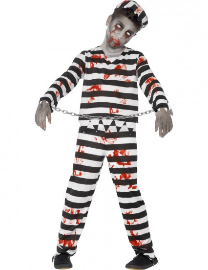 Déguisement zombie prisonnier garçon Halloween Déguisement zombie prisonnier garçon Halloween