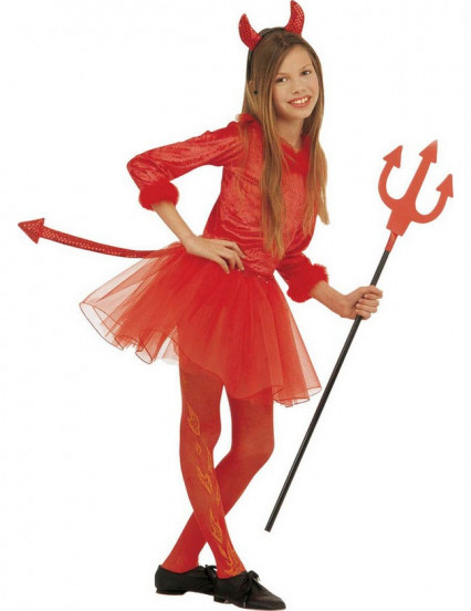 Déguisement petite diablesse rouge tutu fille Halloween Déguisement petite diablesse rouge tutu fille Halloween