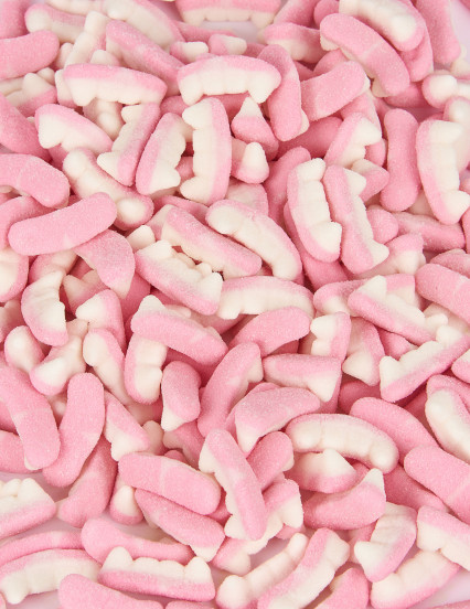 Boîte bonbons dents vampire Haribo™ 1 kg Halloween Boîte bonbons dents vampire Haribo™ 1 kg Halloween