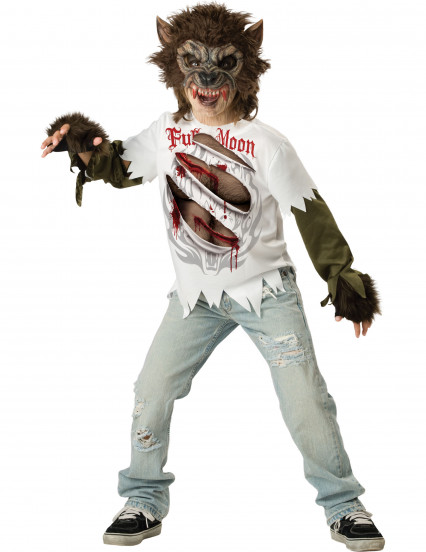 Déguisement Loup-Garou pour enfant - Premium Déguisement Loup-Garou pour enfant - Premium