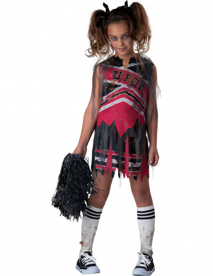 Déguisement Pompom Girl zombie pour fille - Premium Déguisement Pompom Girl zombie pour fille - Premium