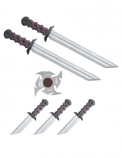 Ceinture d'Armes Ninja en plastique Ceinture d'Armes Ninja en plastique