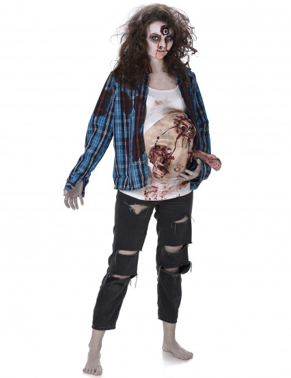 Déguisement zombie ventre en latex femme Halloween Déguisement zombie ventre en latex femme Halloween