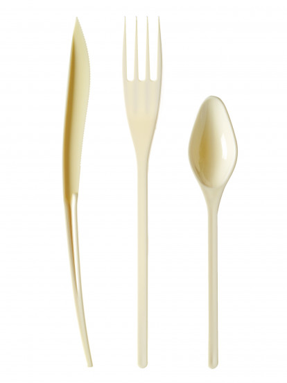 30 Couverts en plastique ivoire - Premium 30 Couverts en plastique ivoire - Premium