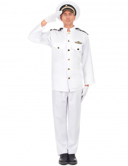 Déguisement uniforme d'officier de la marine homme Déguisement uniforme d'officier de la marine homme