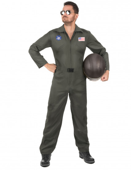 Déguisement de pilote d'avion avec lunettes homme Déguisement de pilote d'avion avec lunettes homme