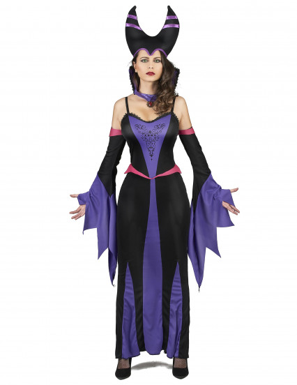 Déguisement démoniaque violet femme Déguisement démoniaque violet femme
