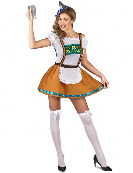 Déguisement Bavaroise marron femme Déguisement Bavaroise marron femme