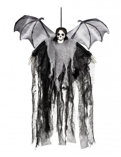 Décoration à suspendre faucheuse chauve-souris 60 cm Halloween Décoration à suspendre faucheuse chauve-souris 60 cm Halloween
