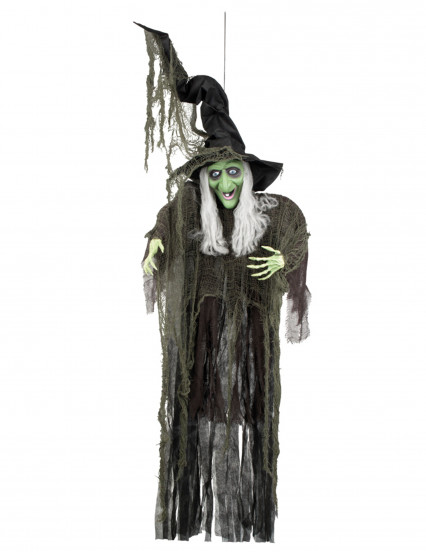 Décoration à suspendre sorcière Halloween 190 cm Décoration à suspendre sorcière Halloween 190 cm