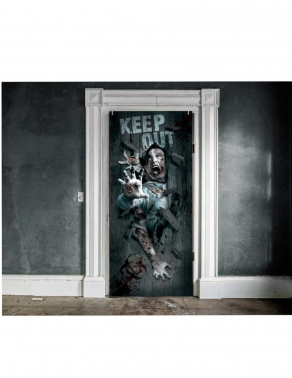 Décoration de porte pour Halloween 46x152 cm Décoration de porte pour Halloween 46x152 cm