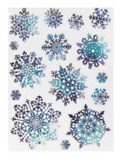 15 Décorations pour fenêtre flocons 27 x 20 cm 15 Décorations pour fenêtre flocons 27 x 20 cm