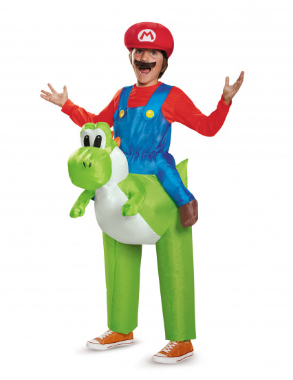 Déguisement gonflable Mario sur Yoshi Nintendo® enfants Déguisement gonflable Mario sur Yoshi Nintendo® enfants