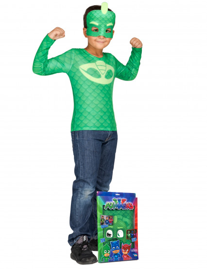 Coffret déguisement Gluglu Gekko Pyjamasques™ enfant Coffret déguisement Gluglu Gekko Pyjamasques™ enfant