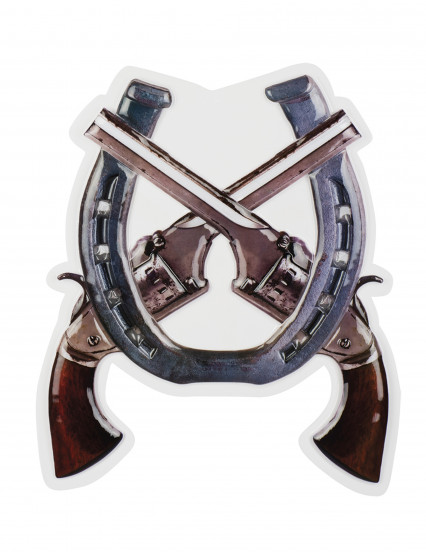 Décoration murale pistolets Western Wild West 47 X 40 cm Décoration murale pistolets Western Wild West 47 X 40 cm