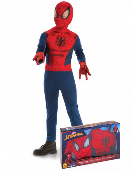 Coffret classique Spiderman™ avec gants garçon Coffret classique Spiderman™ avec gants garçon