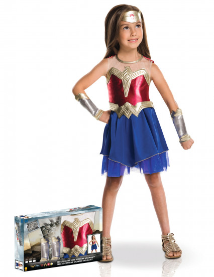 Coffret déguisement luxe Wonder Woman™ fille Coffret déguisement luxe Wonder Woman™ fille