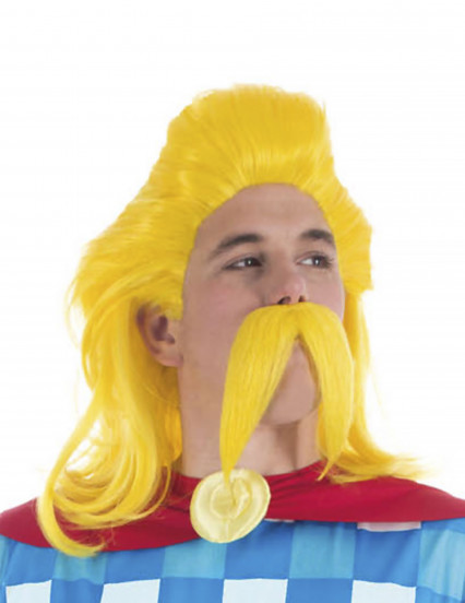 Perruque et moustache Assurancetourix™ - Astérix et Obélix™ Perruque et moustache Assurancetourix™ - Astérix et Obélix™