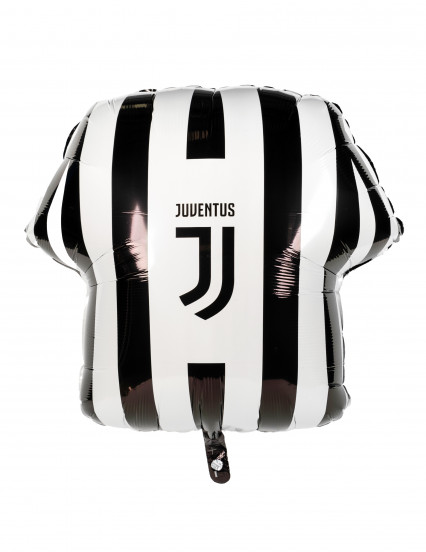 Ballon en aluminium Maillot de la Juventus™ noir et blanc 60 cm Ballon en aluminium Maillot de la Juventus™ noir et blanc 60 cm
