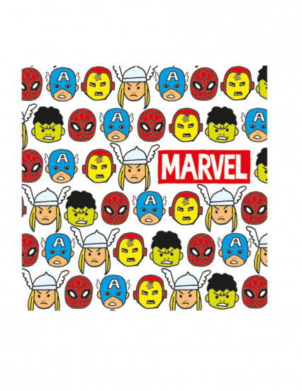 20 Serviettes en papier premium Avengers™ pop comic 33 x 33 cm 20 Serviettes en papier premium Avengers™ pop comic 33 x 33 cm