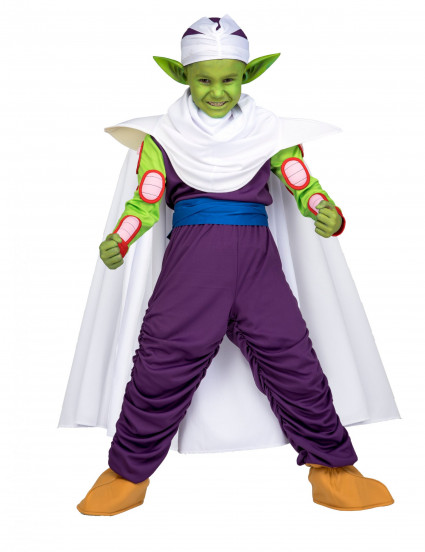 Coffret déguisement Piccolo Dragon Ball™ enfant avec maquillage Coffret déguisement Piccolo Dragon Ball™ enfant avec maquillage