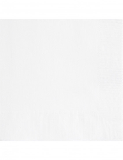 20 Petites serviettes en papier blanches 25 x 25 cm 20 Petites serviettes en papier blanches 25 x 25 cm