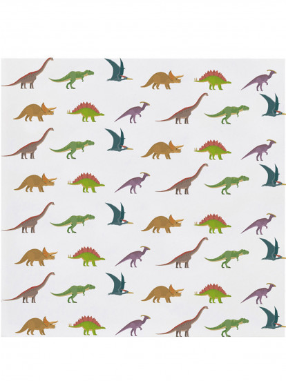 20 Petites serviettes en papier Grands Dinosaures 25 x 25 cm 20 Petites serviettes en papier Grands Dinosaures 25 x 25 cm