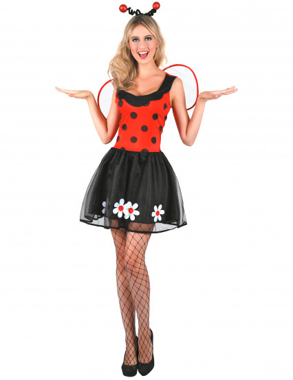 Déguisement coccinelle rouge et noir femme Déguisement coccinelle rouge et noir femme