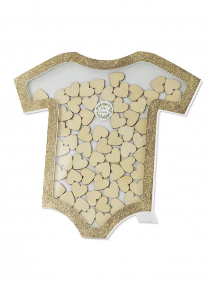 Livre d'or cadre Body paillettes or 39 x 40 cm Livre d'or cadre Body paillettes or 39 x 40 cm