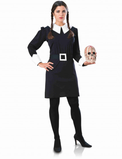 Déguisement Mercredi Famille Addams™ adulte Déguisement Mercredi Famille Addams™ adulte