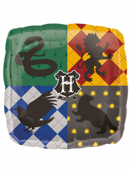 Ballon en aluminium carré blasons maisons Poudlard Harry Potter™ 43 x 43 cm Ballon en aluminium carré blasons maisons Poudlard Harry Potter™ 43 x 43 cm