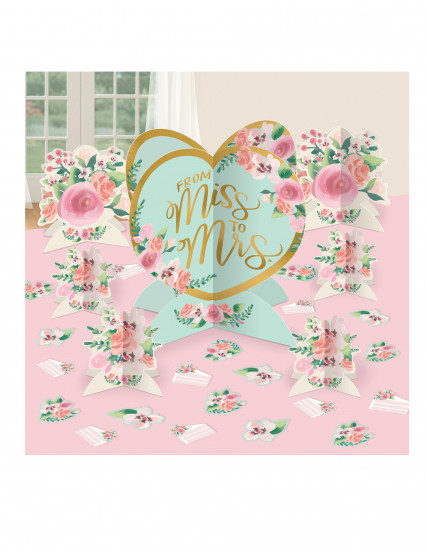 Kit décoration de table from Miss to Mrs 27 pièces Kit décoration de table from Miss to Mrs 27 pièces