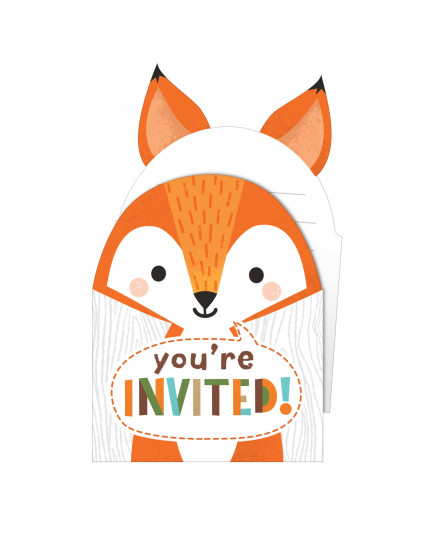 8 Cartons d'invitation avec enveloppes animaux de la forêt 10 x 15 cm 8 Cartons d'invitation avec enveloppes animaux de la forêt 10 x 15 cm