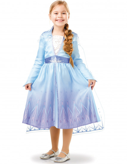 Déguisement classique Elsa La Reine des neiges 2™ fille Déguisement classique Elsa La Reine des neiges 2™ fille